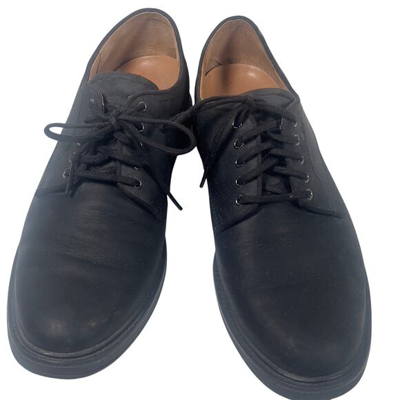 Ugg Men's Jovin Oxford Leather Lace Up Shoes Size 10 Black Energ Comfort System - Picture 1 of 16